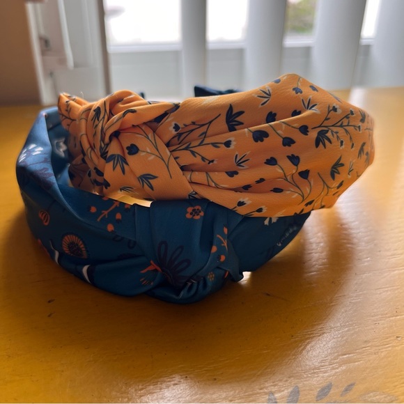 Set of silk knotted headbands - Picture 3 of 4